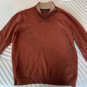 Tasso Elba - Men's Quarter Zip Sweater - Large